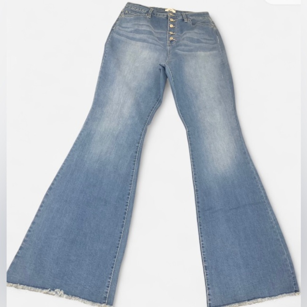 YMI Light Blue Wide Leg Jeans